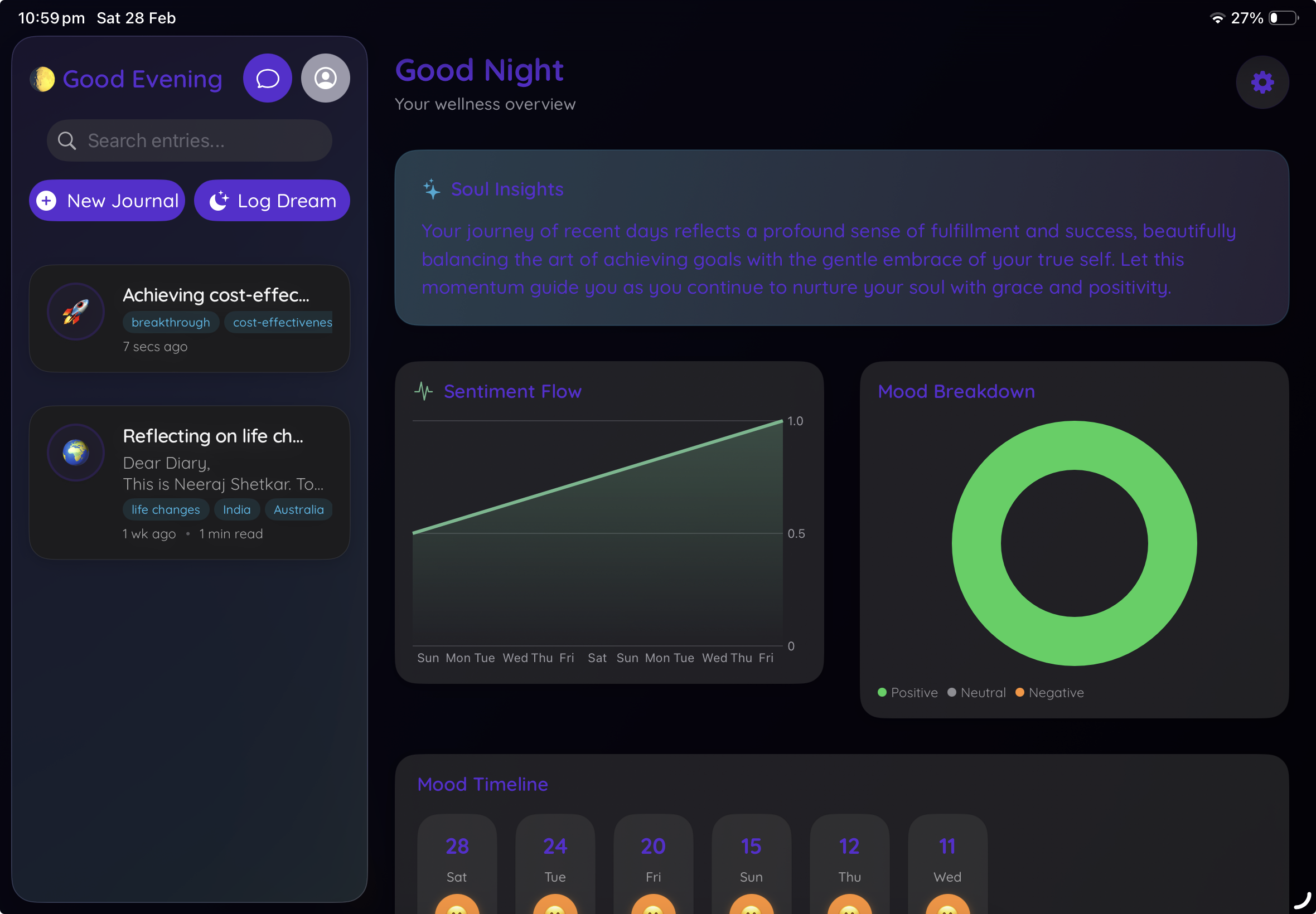 Souley Mood Analytics